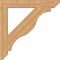 Ekena Millwork Funston Slat Smooth Bracket, Western Red Cedar, 5 1/2"W x 44"D x 44"H BKT06X44X44FST06SWR - alternate 2